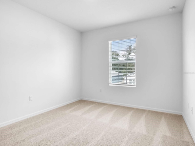 spare room featuring carpet flooring