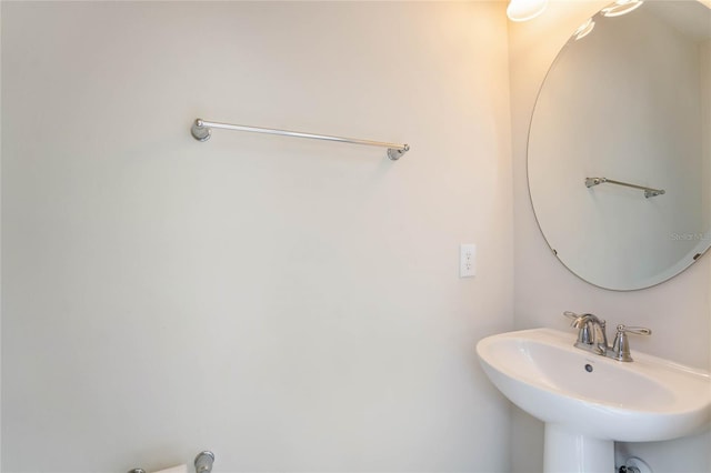 bathroom with a sink