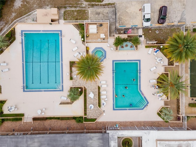 236 Peppertree Ct, Lake Mary, FL 32746 - aerial view of a pool area