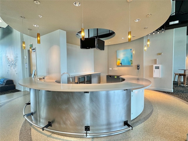 reception area featuring sink