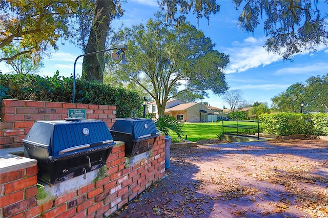 view of patio / terrace featuring area for grilling