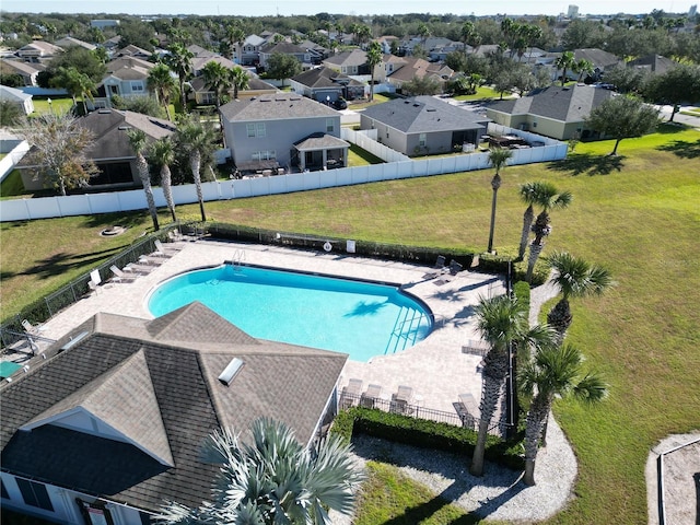 view of pool