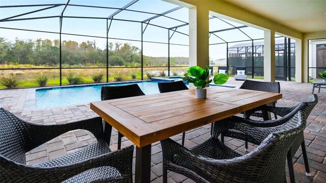 sunroom featuring plenty of natural light