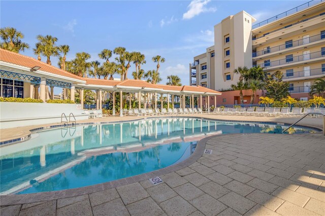 5300 S Atlantic Ave Unit 16-602, New Smyrna Beach, FL 32169 - community pool with a patio