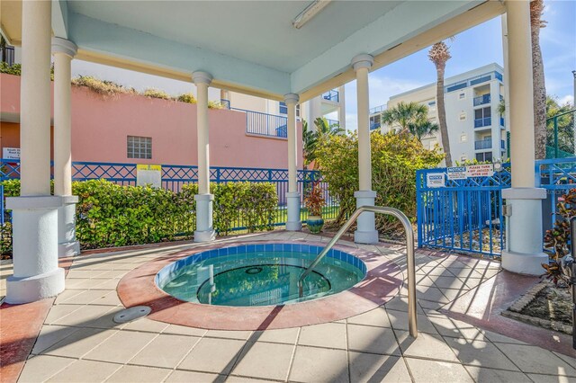 5300 S Atlantic Ave Unit 16-602, New Smyrna Beach, FL 32169 - view of pool featuring a community hot tub