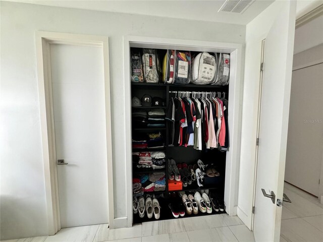 view of closet