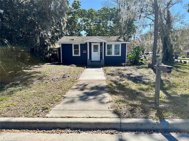 view of bungalow-style house