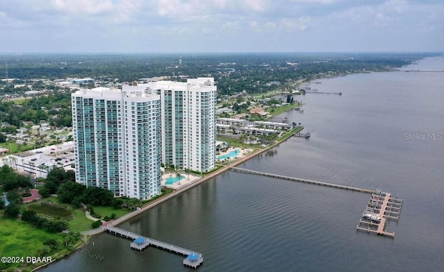 231 Riverside Dr Unit 101-1, Holly Hill, FL 32117 - drone / aerial view of a nearby body of water