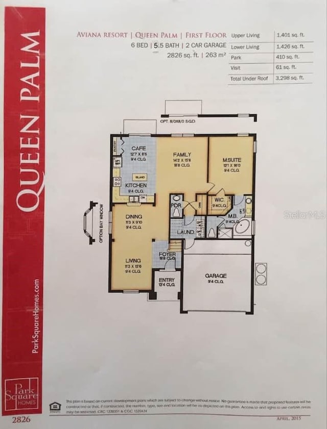 401 Cabello Dr, Davenport, FL 33837 - home floor plan