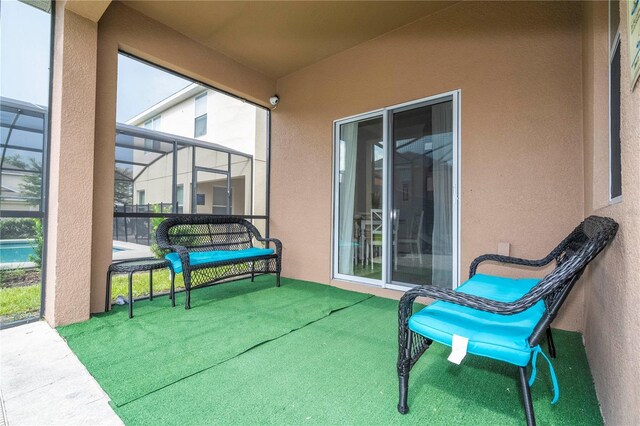 2669 Santosh Cv, Kissimmee, FL 34746 - view of patio / terrace with a lanai