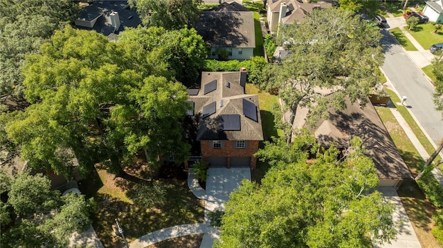 drone / aerial view featuring a residential view