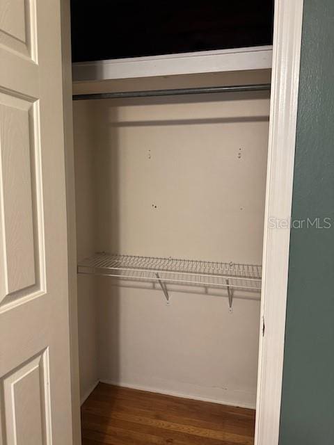 view of closet