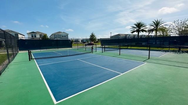 view of sport court