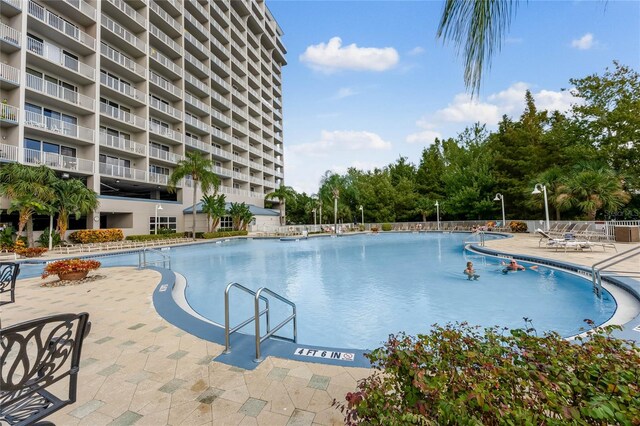 view of pool