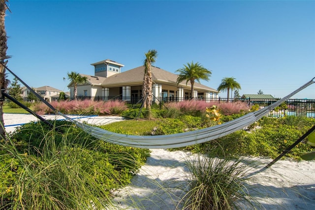 view of front of home