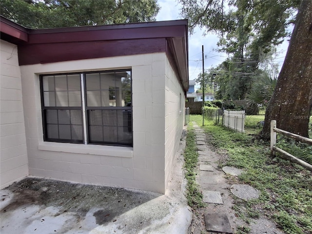 view of side of home