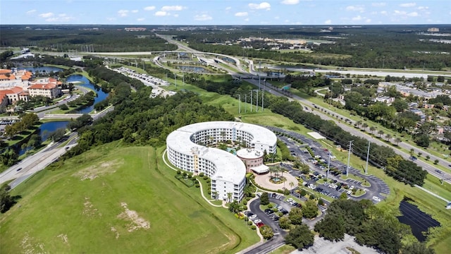 225 Celebration Pl Unit 427, Celebration, FL 34747 - aerial view of property and surrounding area with a large body of water