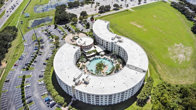 225 Celebration Pl Unit 427, Celebration, FL 34747 - drone / aerial view of a pool