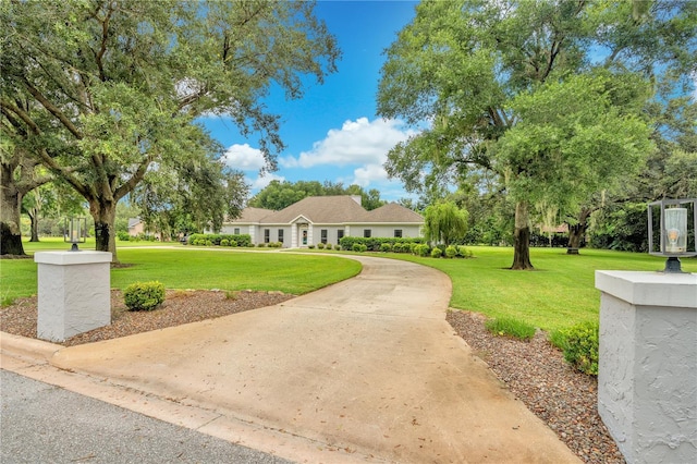 exterior space featuring a yard