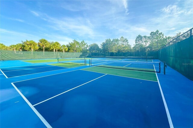 view of sport court