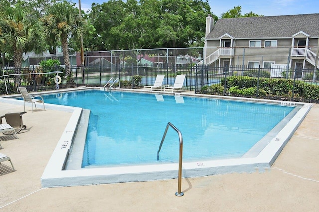 view of pool