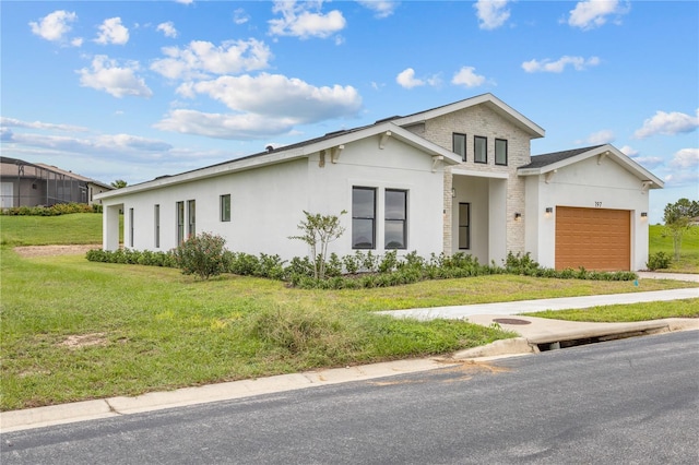 view of front of house featuring a front yard