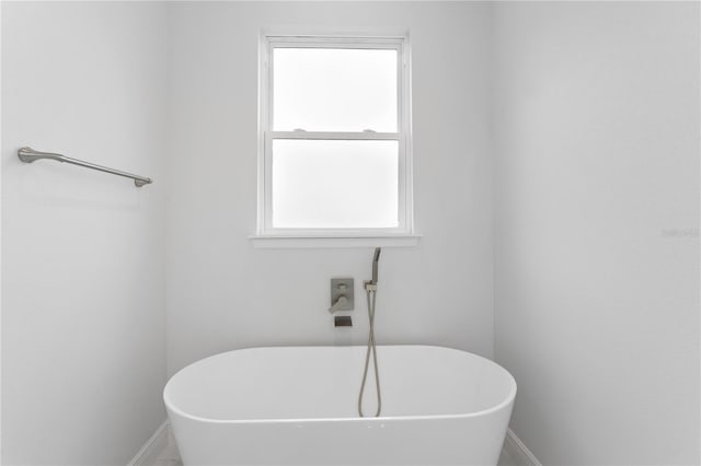 bathroom featuring a bathtub