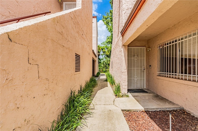 view of side of property