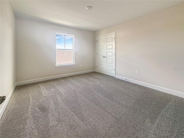 spare room with carpet