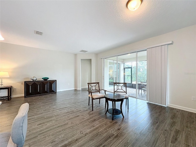 interior space featuring dark hardwood / wood-style floors