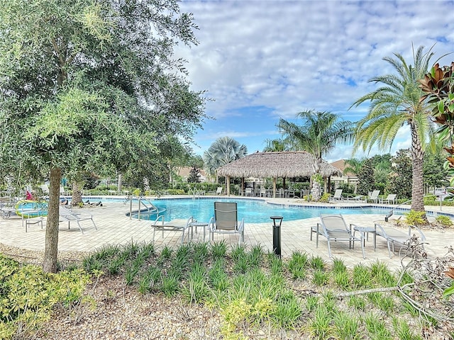 view of swimming pool