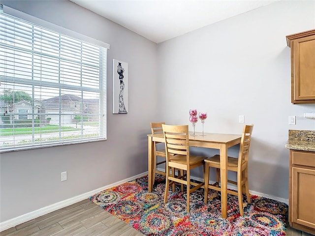 dining room featuring hardwood / wood-style floors