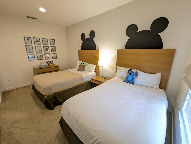 bedroom featuring carpet floors