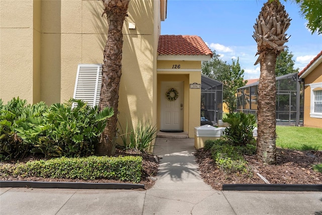 view of entrance to property