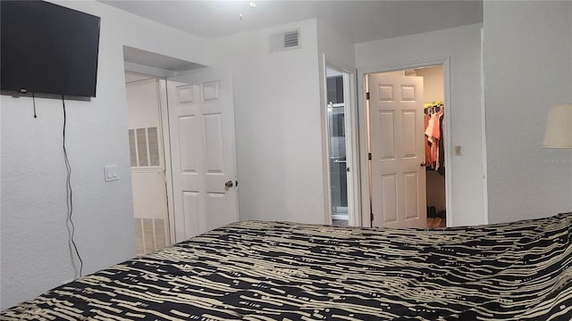 bedroom with a closet