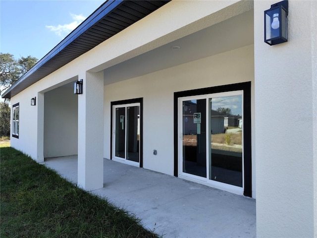 exterior space featuring a patio area