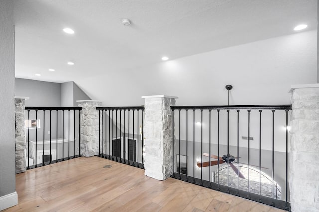 interior space featuring hardwood / wood-style floors