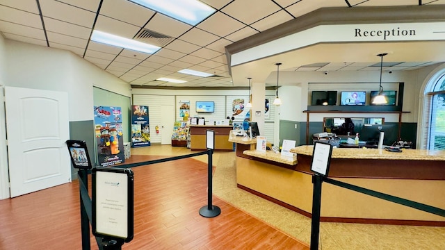 reception area with visible vents