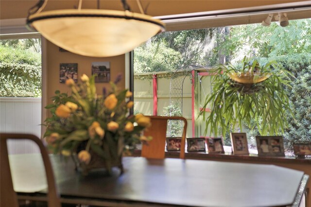 view of dining area