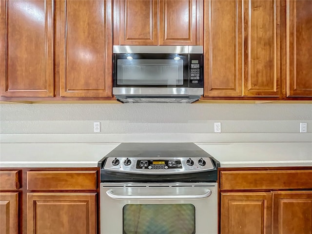 kitchen featuring appliances with stainless steel finishes