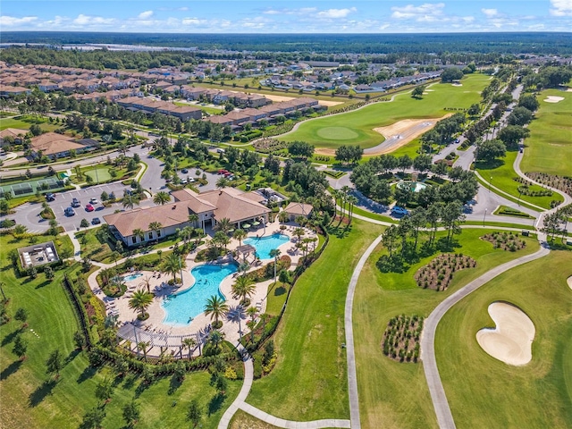 1224 Challenge Dr, Davenport, FL 33896 - bird's eye view with view of golf course and a residential view