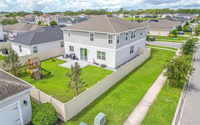 14007 Creek Harbor Dr, Orlando, FL 32824 - drone / aerial view with a residential view