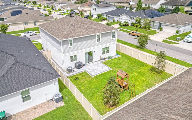14007 Creek Harbor Dr, Orlando, FL 32824 - bird's eye view with a residential view