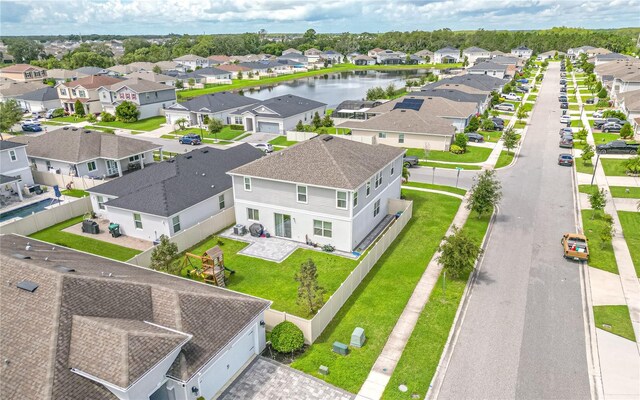14007 Creek Harbor Dr, Orlando, FL 32824 - aerial view featuring a residential view and a water view