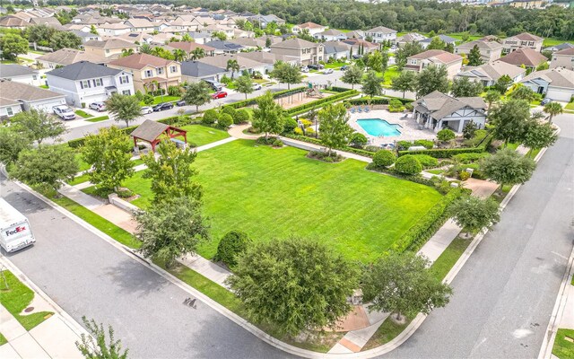 14007 Creek Harbor Dr, Orlando, FL 32824 - birds eye view of property with a residential view