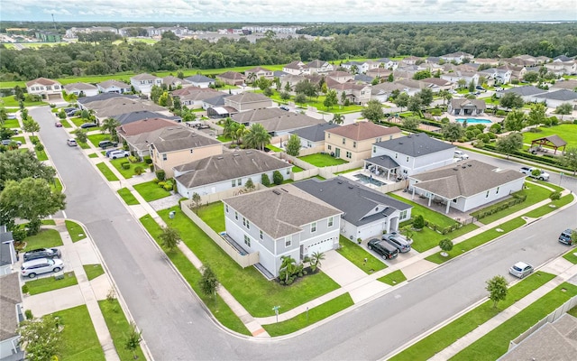 14007 Creek Harbor Dr, Orlando, FL 32824 - bird's eye view with a residential view