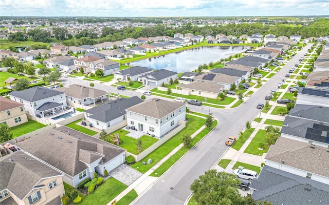 14007 Creek Harbor Dr, Orlando, FL 32824 - bird's eye view featuring a residential view and a water view