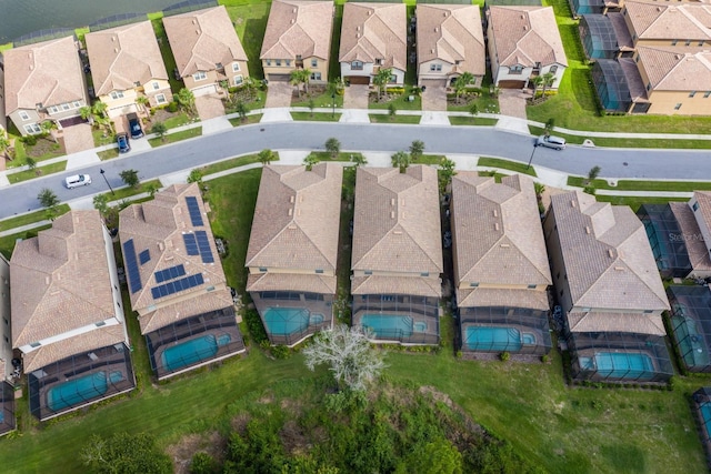 birds eye view of property featuring a residential view