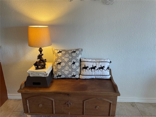 room details featuring tile patterned floors