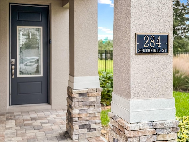 view of property entrance